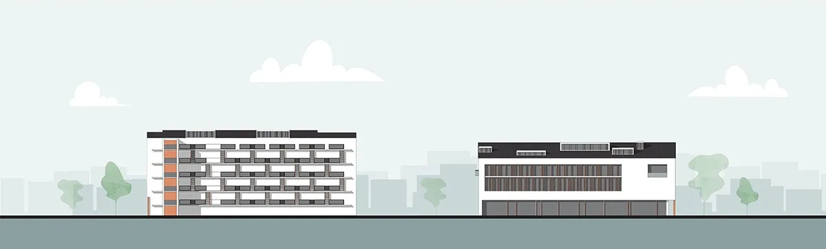 BIM Architecture | Zhaoxiang Kangning Maintenance Institute Architectural Design - Welcome to the Free Old Soul/Shanghai Jiuli Architectural Firm