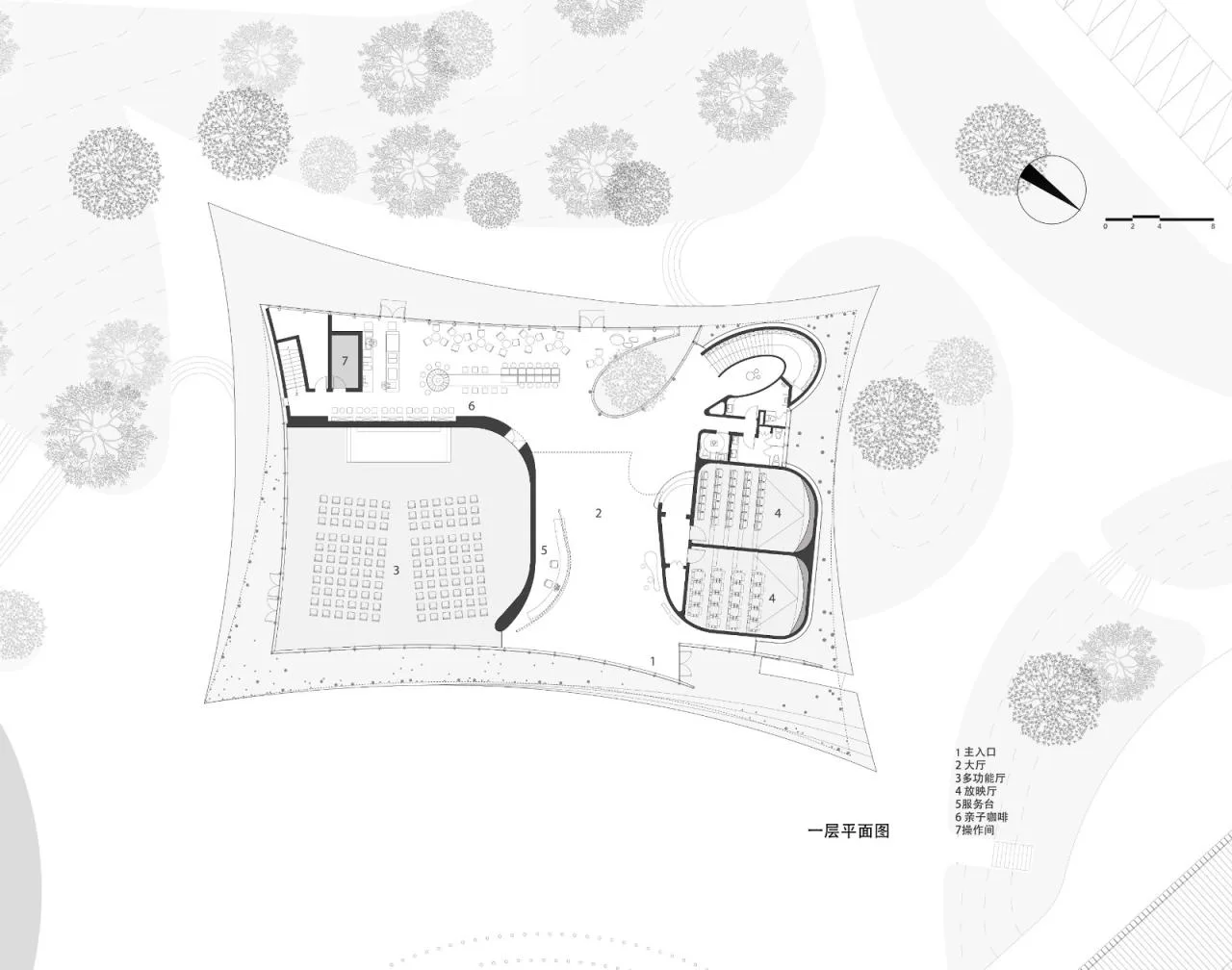 BIM Architecture | Zangma Mountain Flying Carpet: Parent Child Activity Center/Qicheng Design