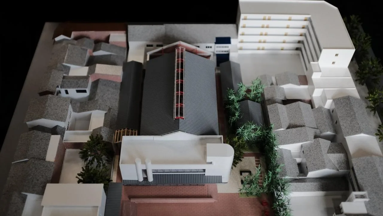 BIM Architecture | Rooted in! Growth! ——Pingle Ancient Town Theater Renovation/Thick Stone Design in Qionglai City