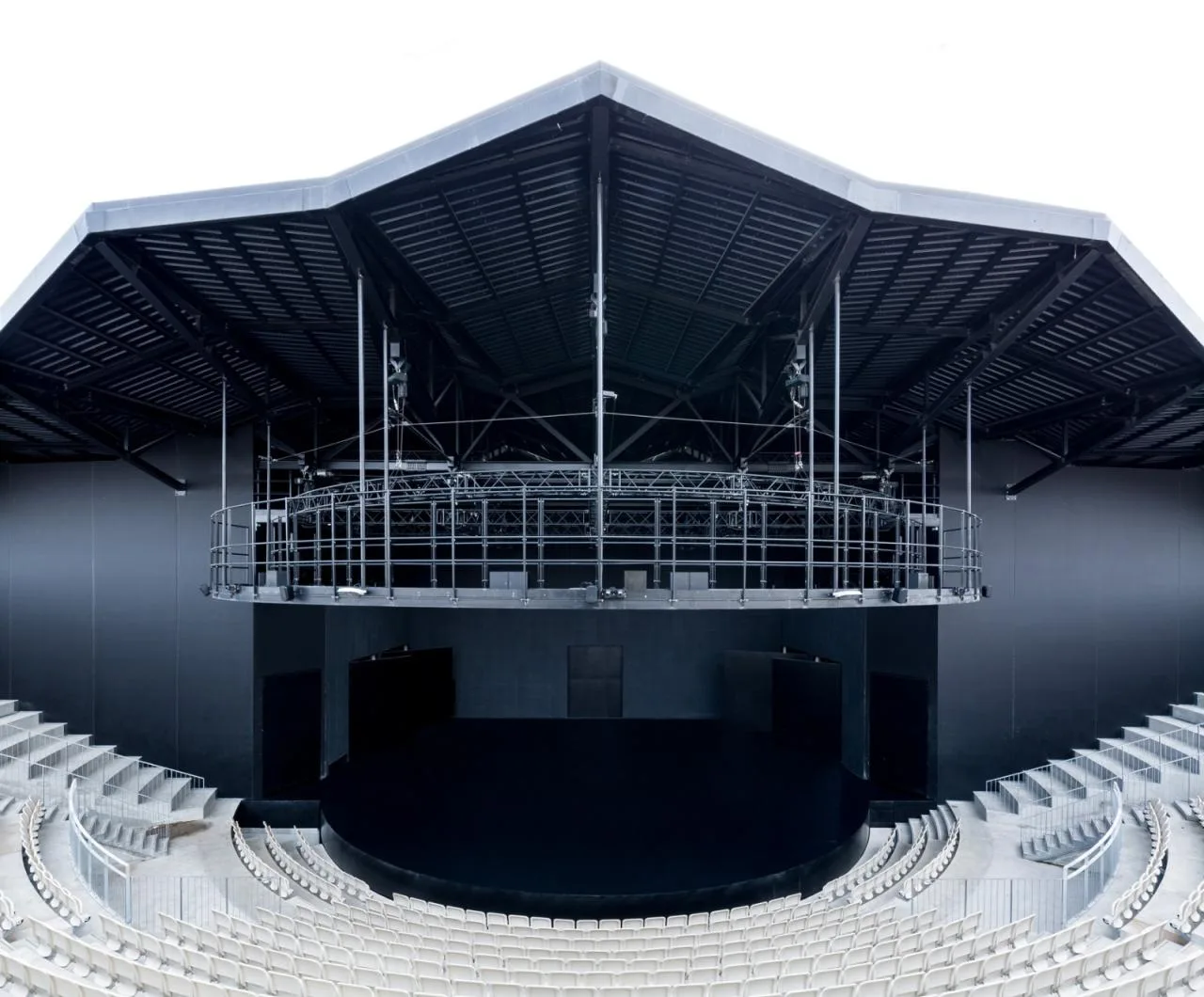 BIM Architecture | Circus style Architecture, Domaine de Bayssan Theater/K Architecture