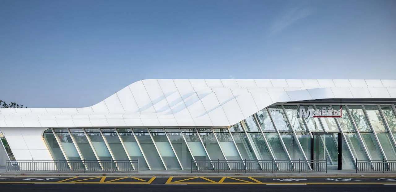 BIM Architecture | Interesting Waiting: Zhangjiagang High speed Railway New City Bus Stop Design/Zhongheng Design