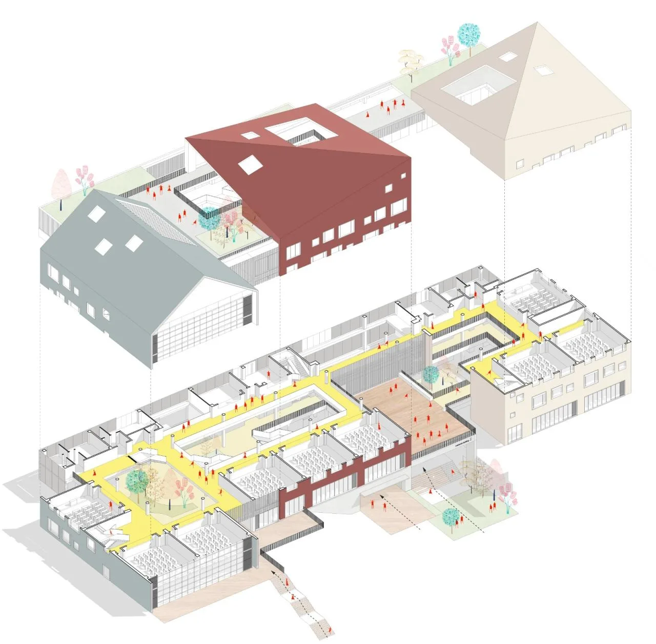 BIM Architecture | Chongqing Liangjiang People's Primary School: Brave Adventure in Nature/Gad