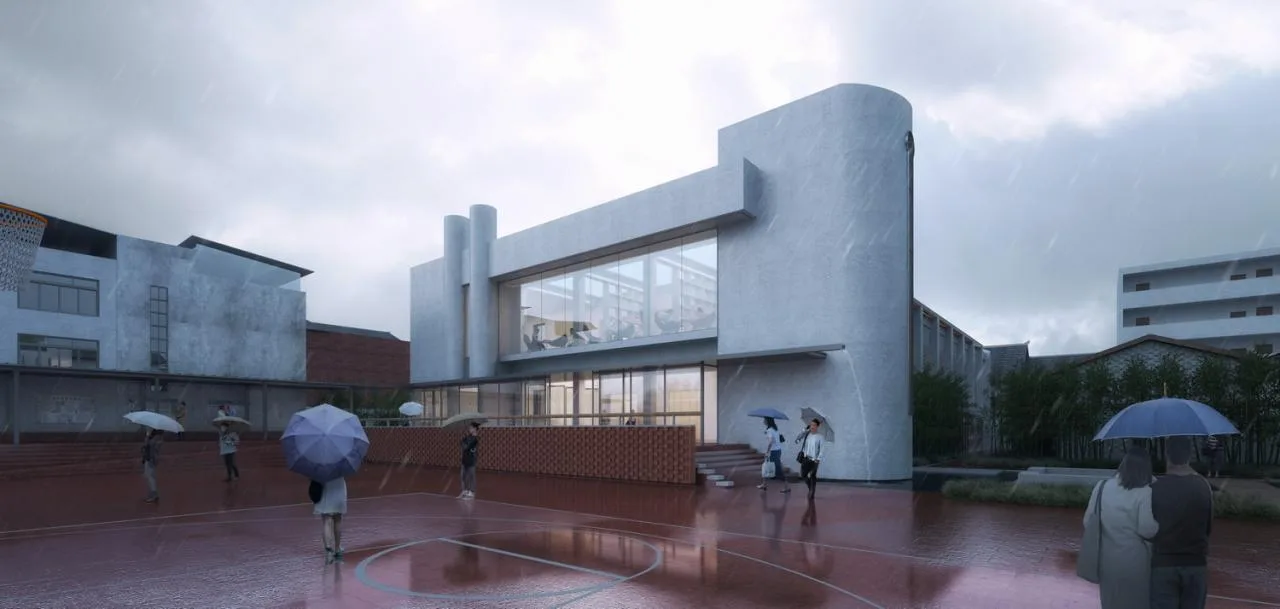 BIM Architecture | Rooted in! Growth! ——Pingle Ancient Town Theater Renovation/Thick Stone Design in Qionglai City