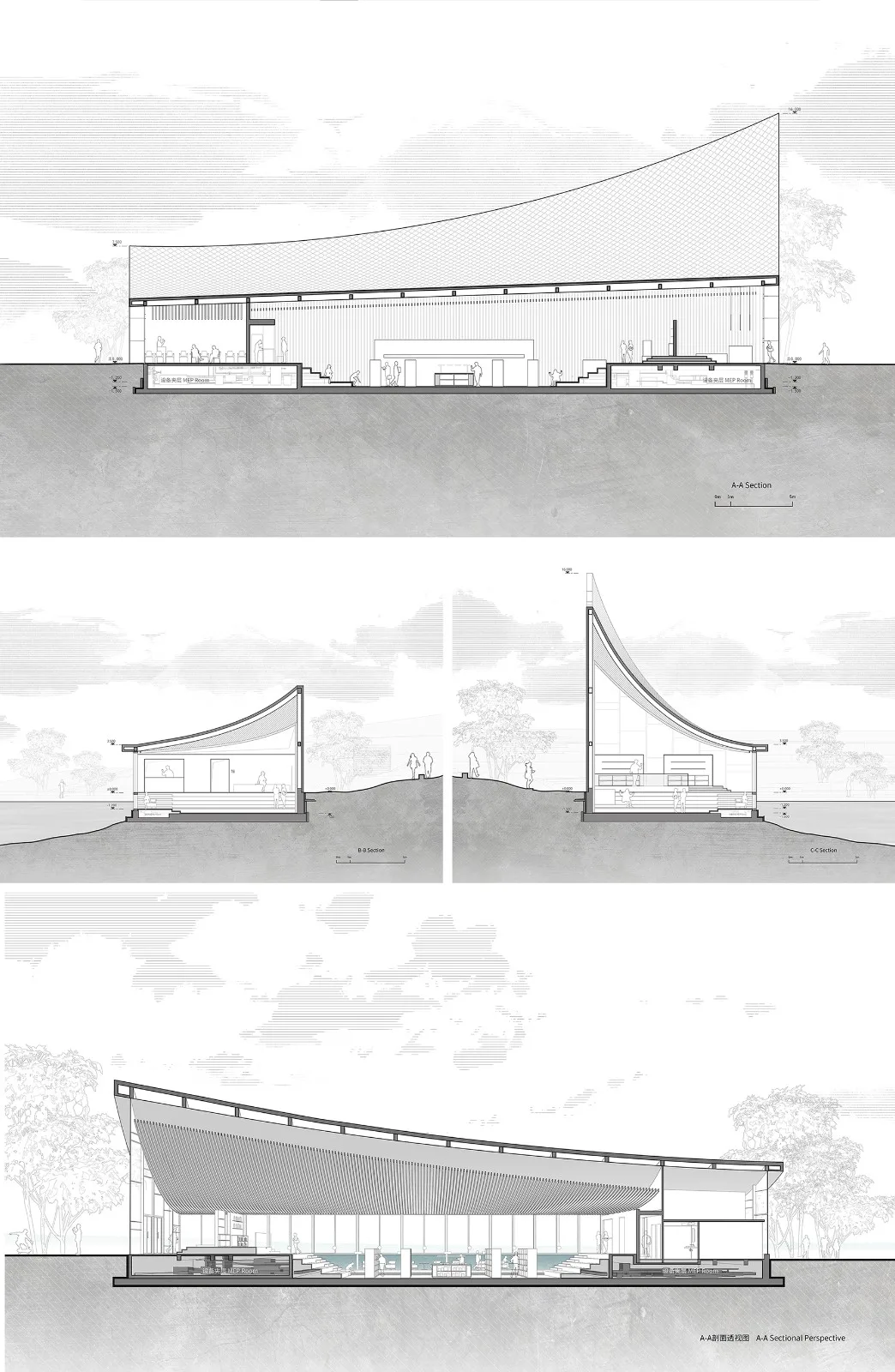 BIM Architecture | Chengdu Xinglong Lake CITIC Bookstore/MUDA Architecture
