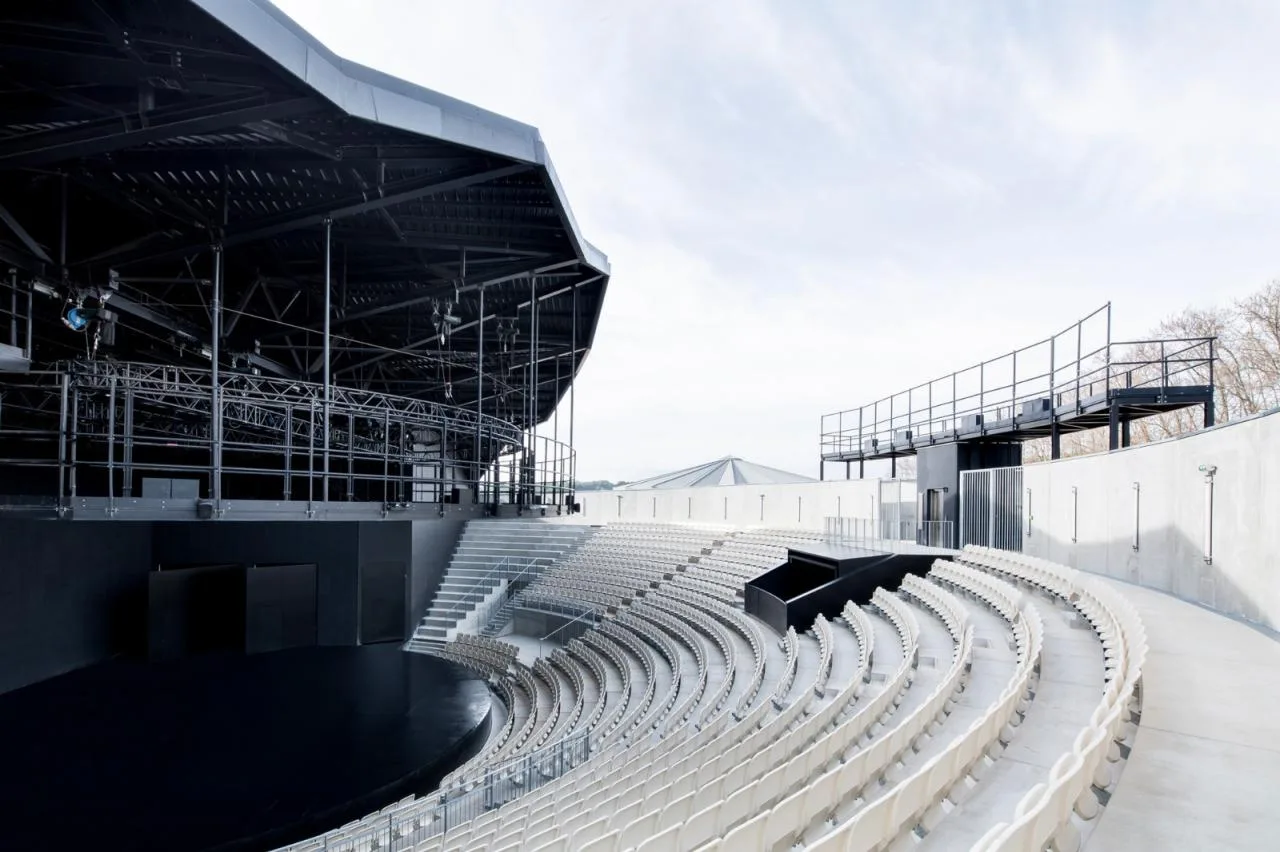BIM Architecture | Circus style Architecture, Domaine de Bayssan Theater/K Architecture