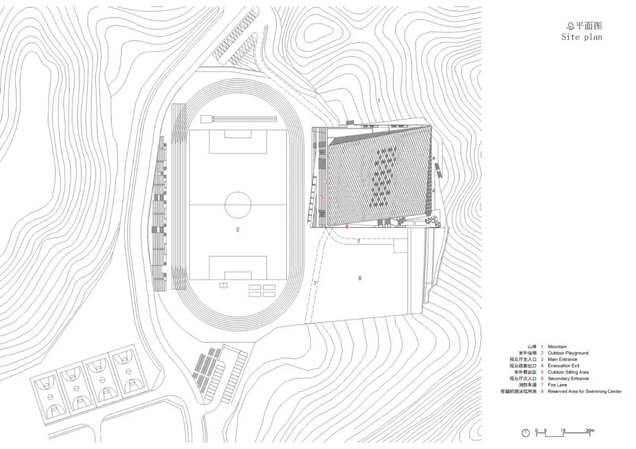 BIM Architecture | Southern University of Science and Technology Gymnasium/URBANUS Urban Practice