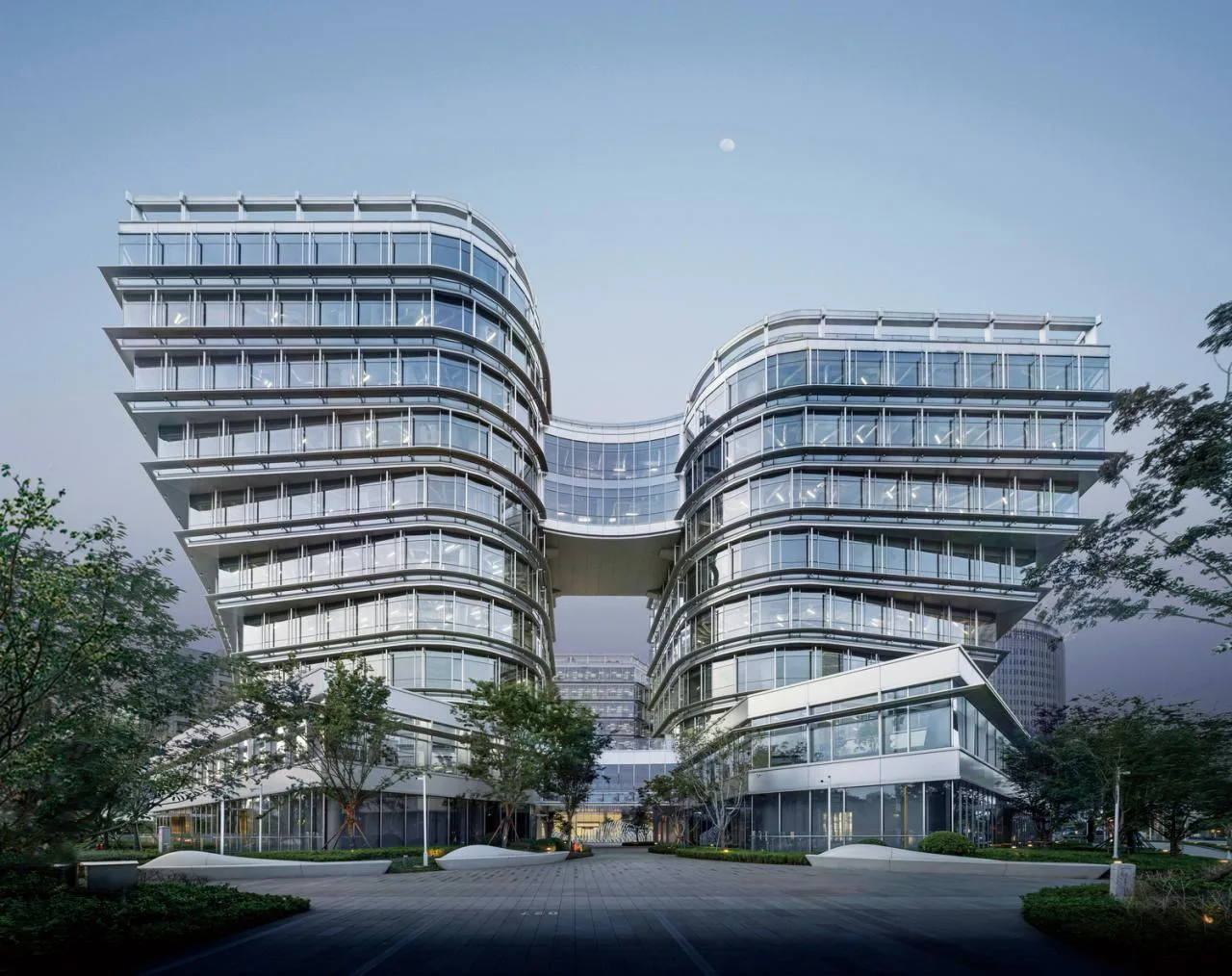 BIM Architecture | Shanghai Junkang Financial Plaza/Architectural Landscape Design