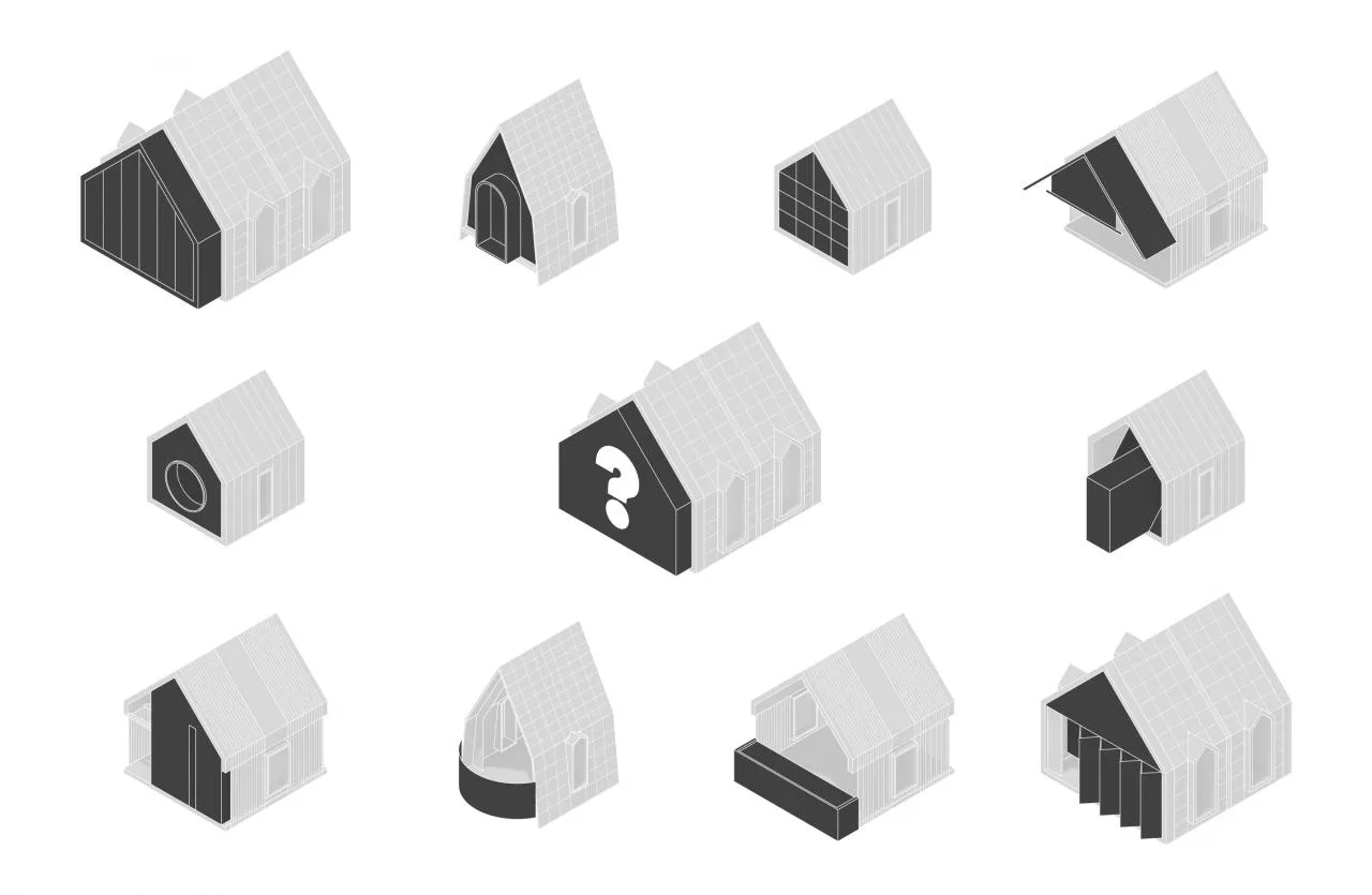 BIM Architecture | Wooden Town: Island, Jungle, Small Wooden House, Jiujiang/Pingjie Design