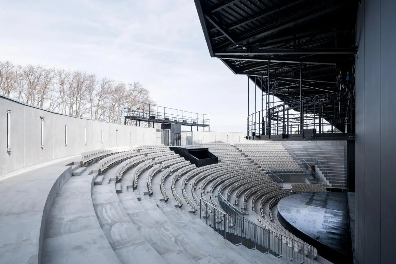 BIM Architecture | Circus style Architecture, Domaine de Bayssan Theater/K Architecture