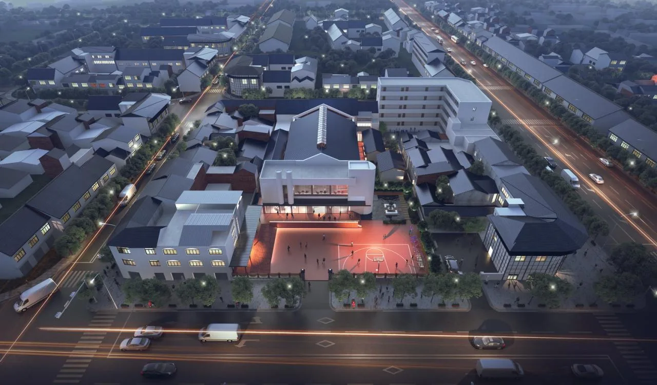 BIM Architecture | Rooted in! Growth! ——Pingle Ancient Town Theater Renovation/Thick Stone Design in Qionglai City