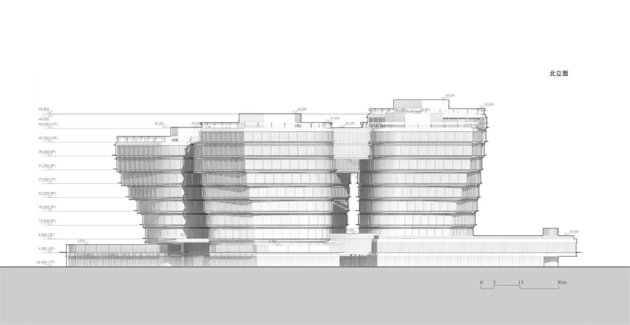 BIM Architecture | Shanghai Junkang Financial Plaza/Architectural Landscape Design
