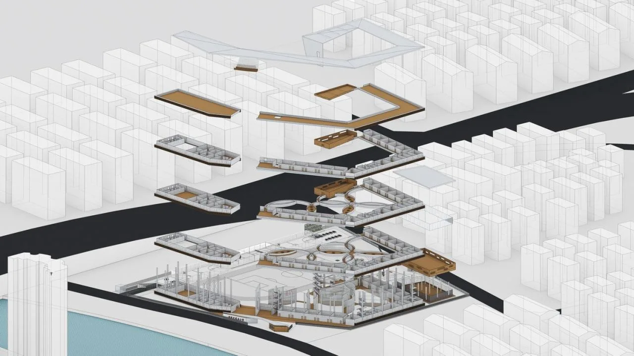 BIM Architecture | Dimension Transfer: Fengxi Elementary School/Mizhang Architecture