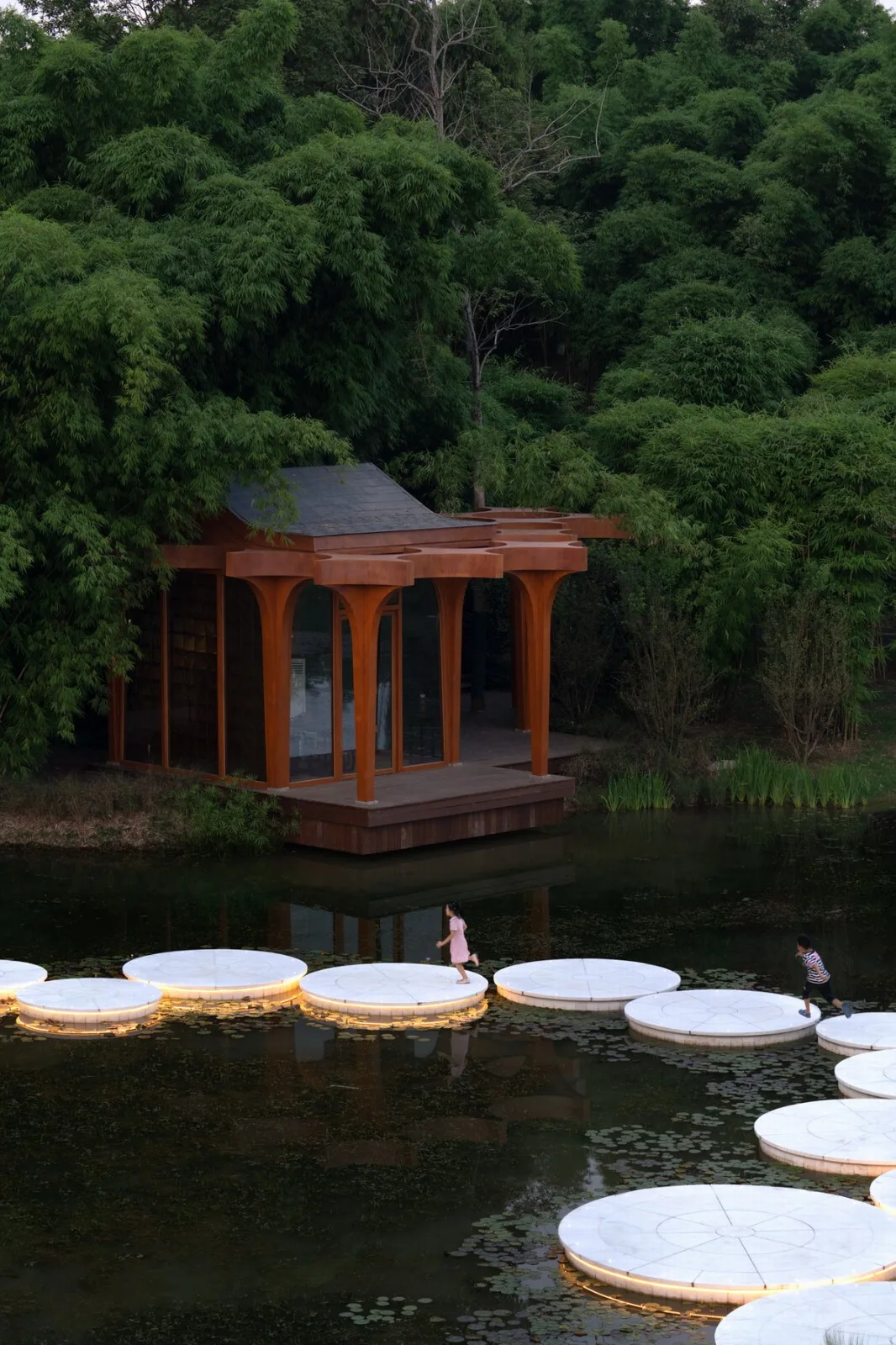 BIM Architecture | China Pavilion of China Italy Cultural and Art Exchange Center/AOE Construction Team
