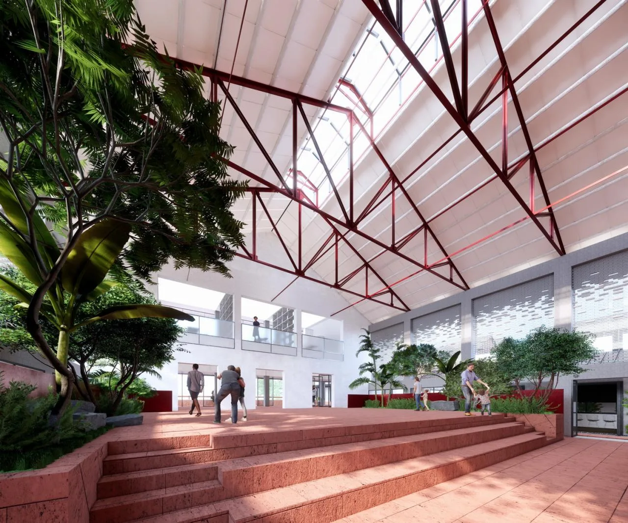 BIM Architecture | Rooted in! Growth! ——Pingle Ancient Town Theater Renovation/Thick Stone Design in Qionglai City