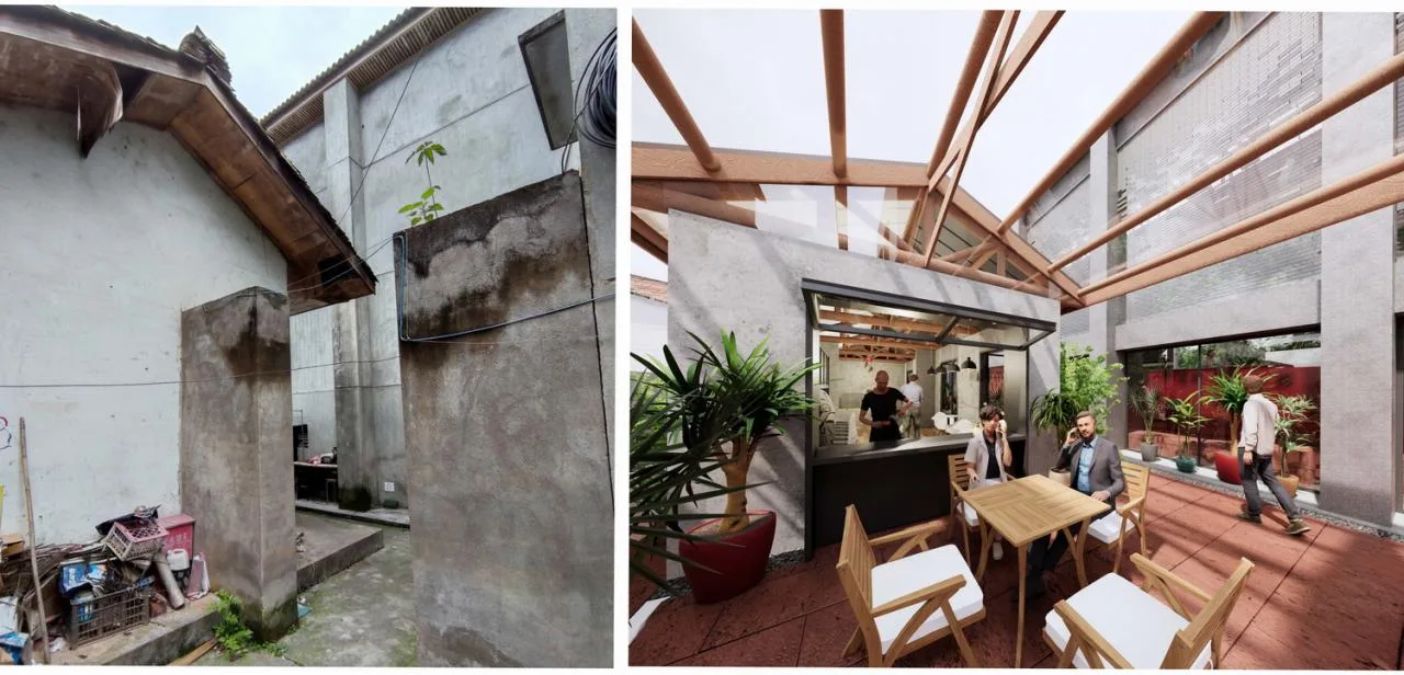 BIM Architecture | Rooted in! Growth! ——Pingle Ancient Town Theater Renovation/Thick Stone Design in Qionglai City