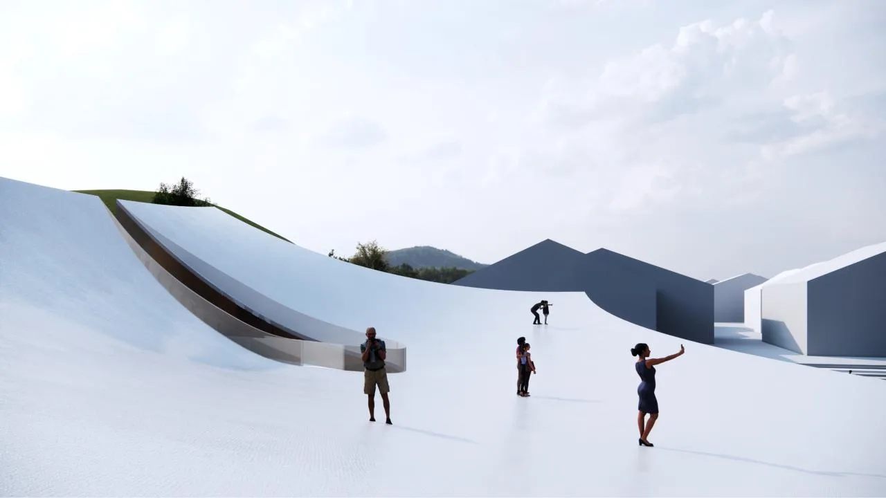 BIM Architecture | Zangma Mountain Flying Carpet: Parent Child Activity Center/Qicheng Design