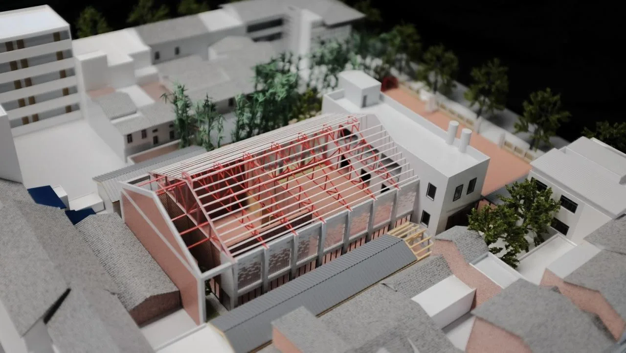 BIM Architecture | Rooted in! Growth! ——Pingle Ancient Town Theater Renovation/Thick Stone Design in Qionglai City