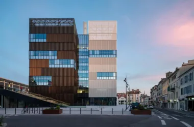 BIM Architecture: Black and White Design at the Republic of Pau Complex by Ameller Dubois, France-BIM WORLD