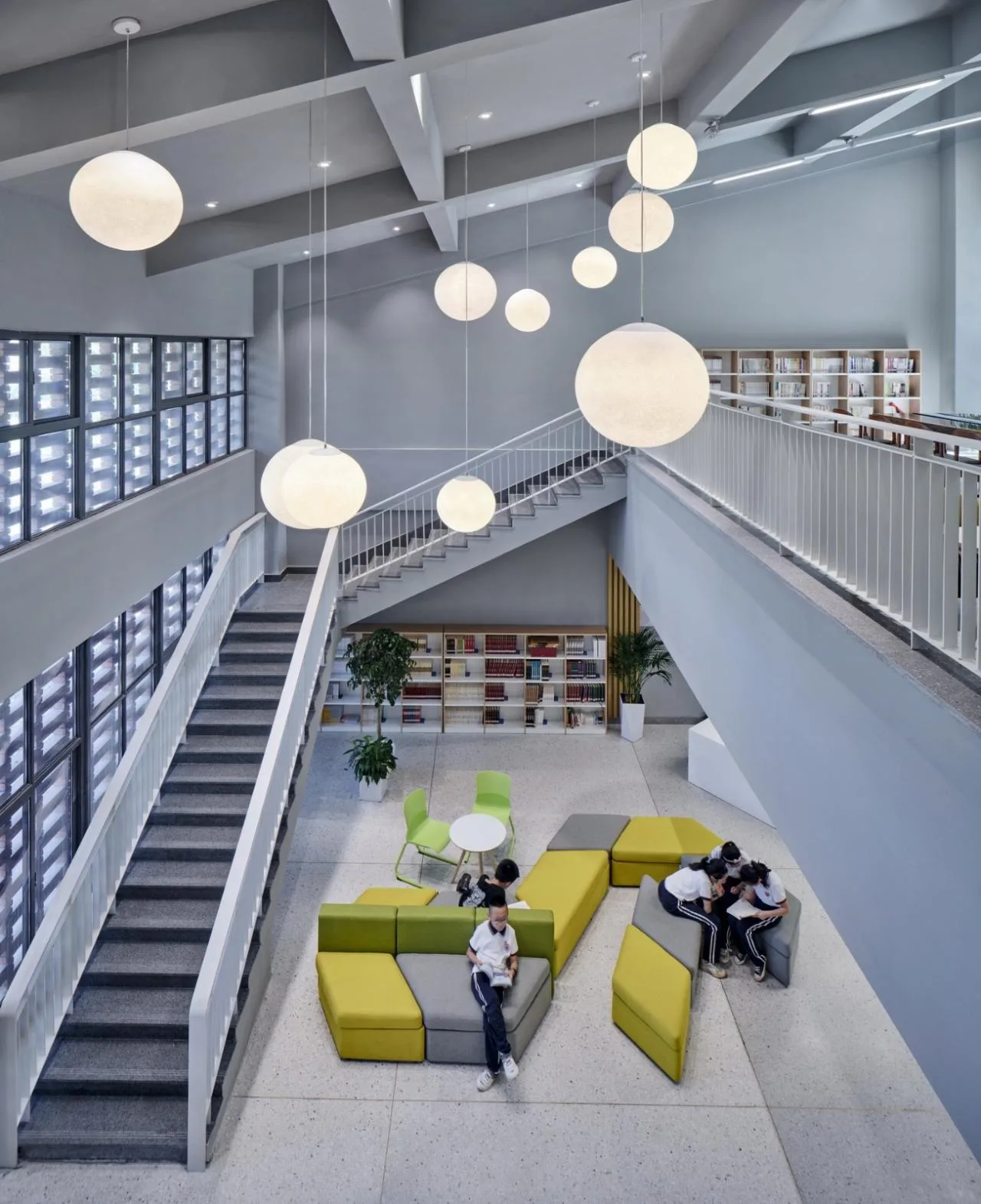 BIM Architecture | Asking Under the Tree, Building Gardens in the Mountains - Yueqing Jingshan Public School/Zhejiang University Architectural Design and Research Institute Co., Ltd