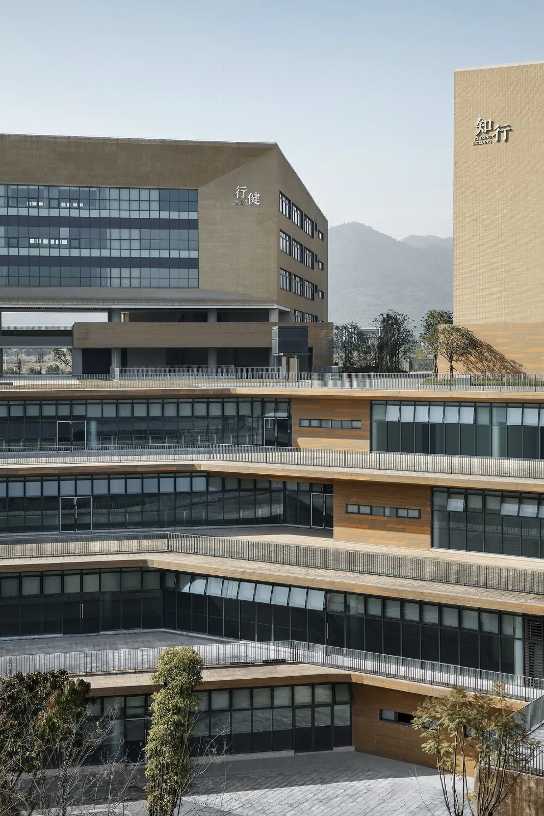 BIM Architecture | Southwest University Affiliated Middle School Liangjiang Campus: Disappearing High Density Campus/Gad
