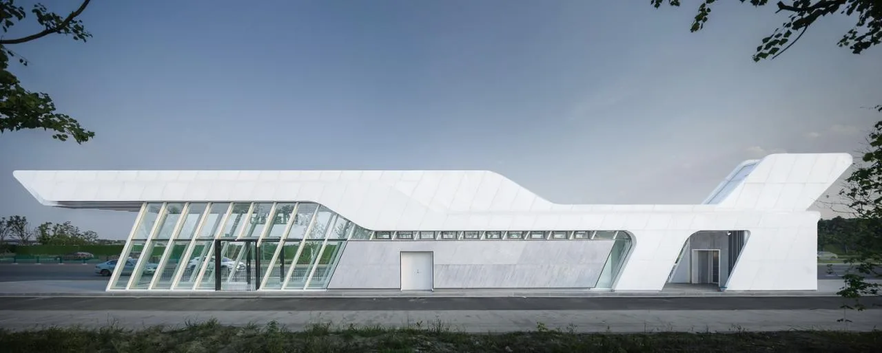 BIM Architecture | Interesting Waiting: Zhangjiagang High speed Railway New City Bus Stop Design/Zhongheng Design