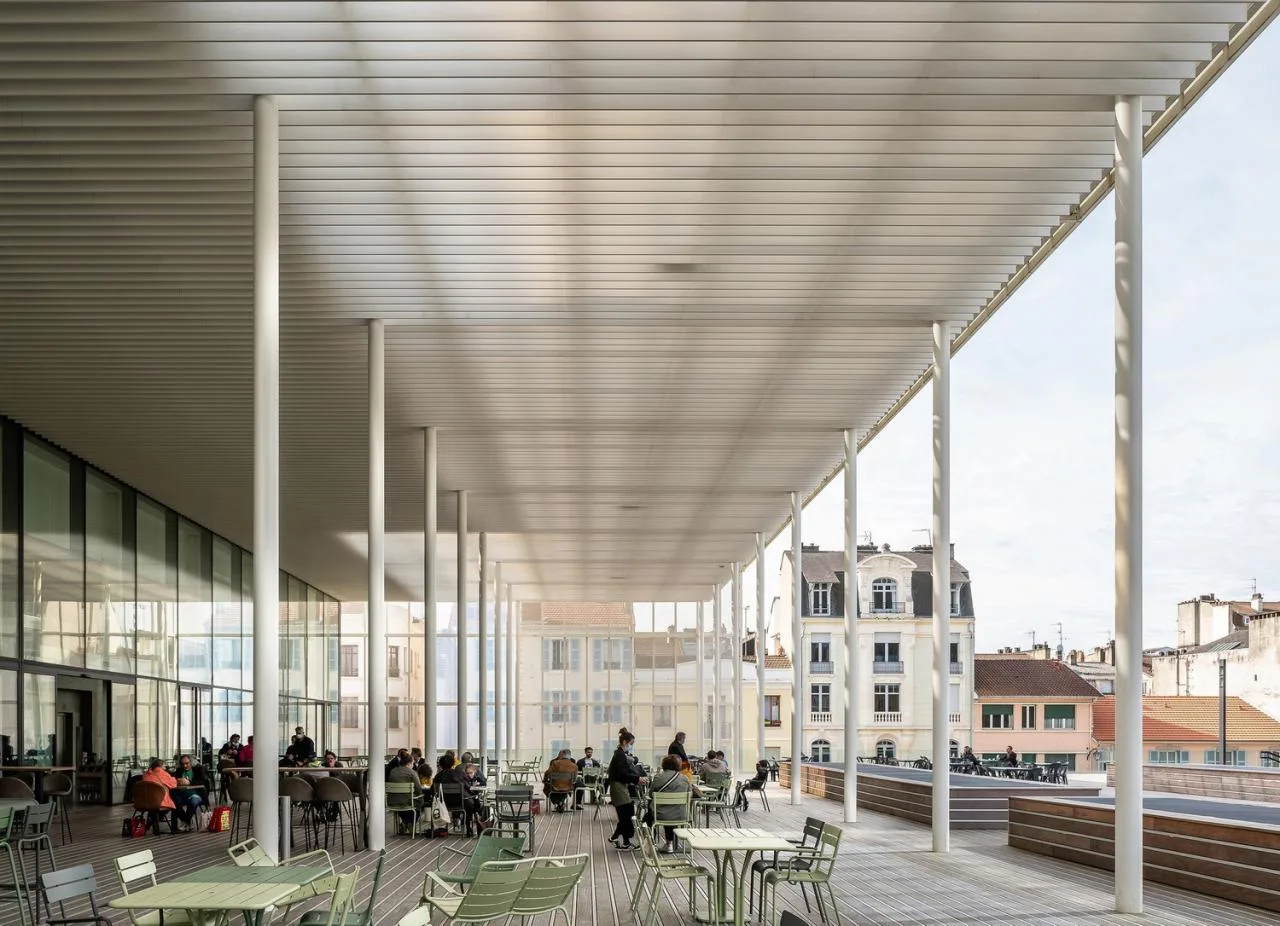 BIM Architecture | Black and White Coverage, Republic of Pau Complex/Ameller Dubois, France