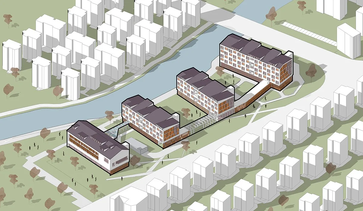 BIM Architecture | Zhaoxiang Kangning Maintenance Institute Architectural Design - Welcome to the Free Old Soul/Shanghai Jiuli Architectural Firm