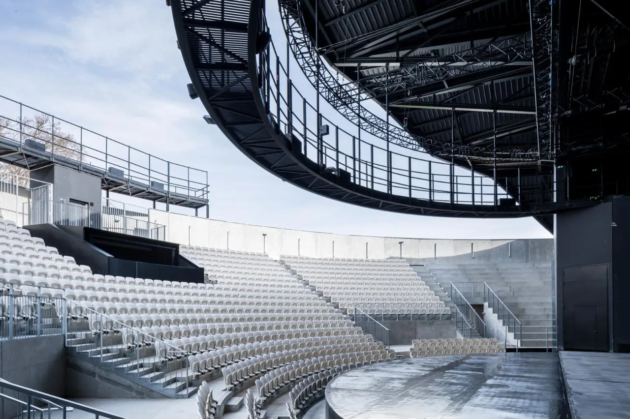BIM Architecture | Circus style Architecture, Domaine de Bayssan Theater/K Architecture
