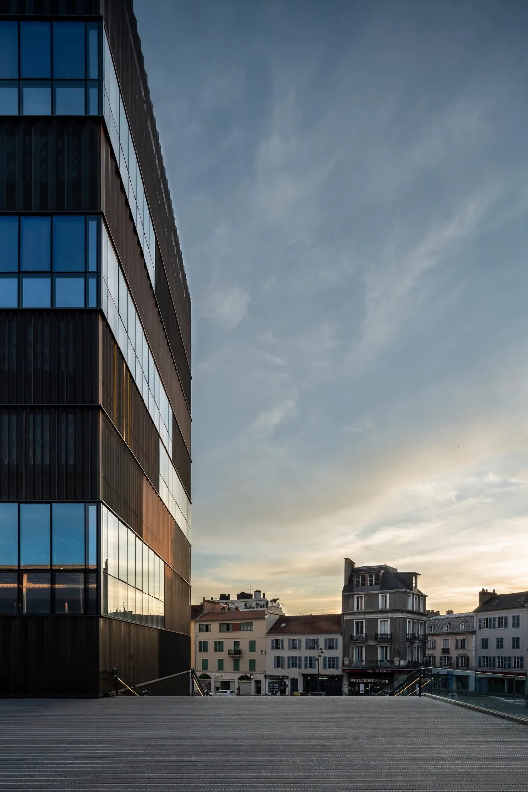 BIM Architecture | Black and White Coverage, Republic of Pau Complex/Ameller Dubois, France