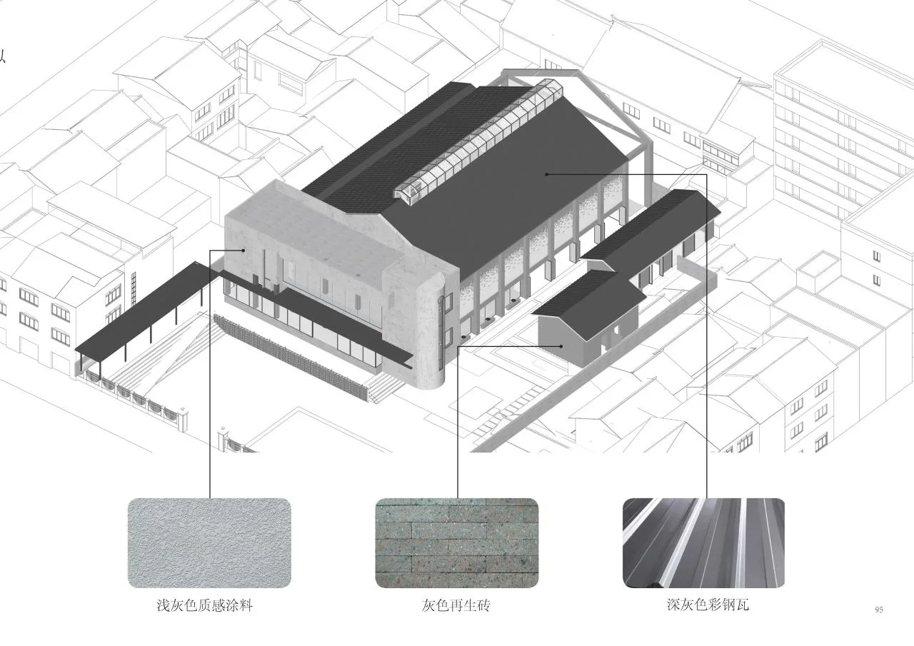 BIM Architecture | Rooted in! Growth! ——Pingle Ancient Town Theater Renovation/Thick Stone Design in Qionglai City