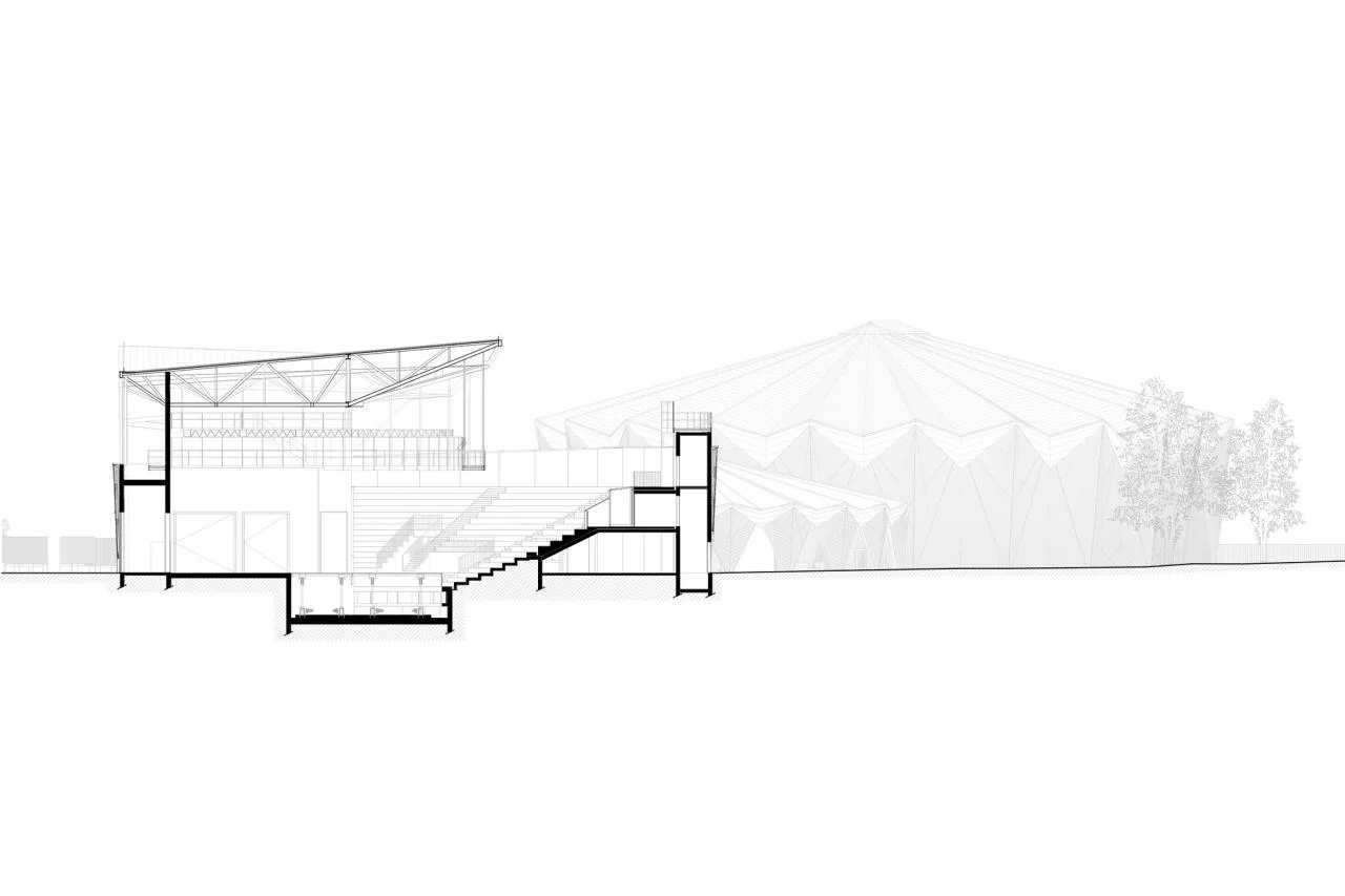 BIM Architecture | Circus style Architecture, Domaine de Bayssan Theater/K Architecture