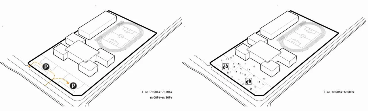 BIM Architecture | 'Harmony' and 'Harmony' Hall, Hall and Court: Architectural Design of Xi'an Aerospace City No.1 Middle School/Architectural Design and Research Institute of Xi'an University of Architecture and Technology