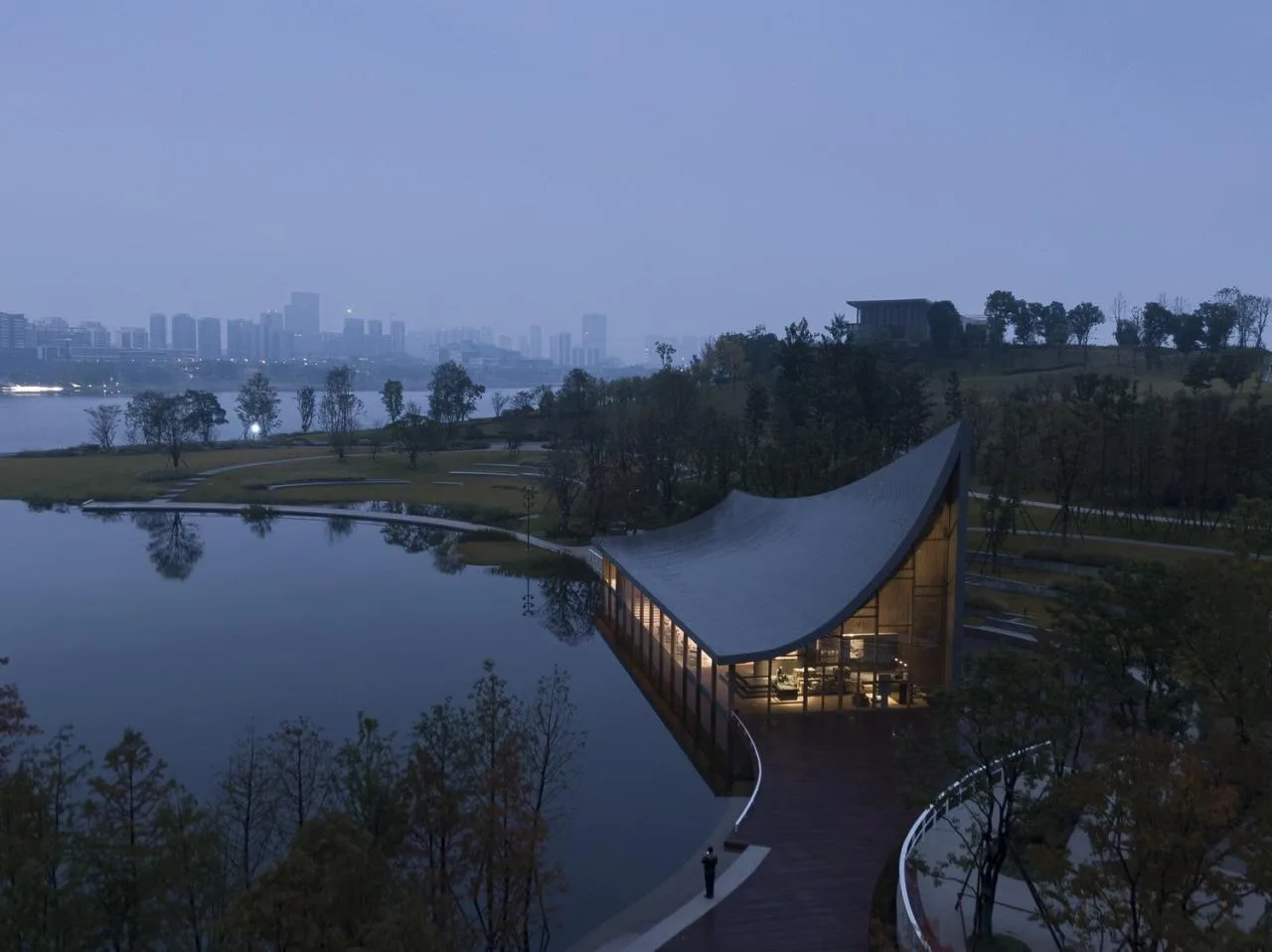 BIM Architecture | Chengdu Xinglong Lake CITIC Bookstore/MUDA Architecture