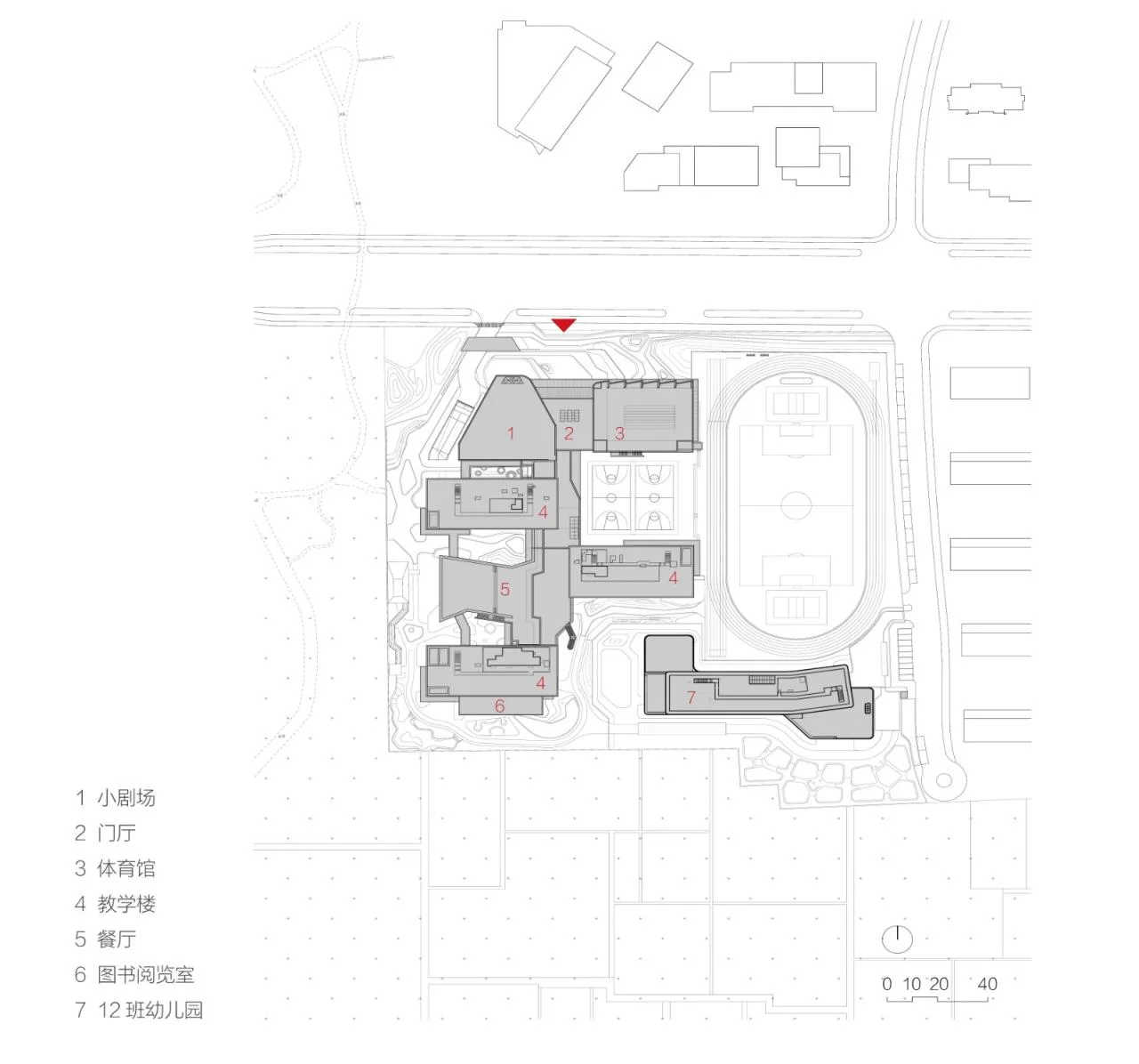 BIM Architecture | Weifang Ge'er School: Deriving Spatial Composition from Content/Gad