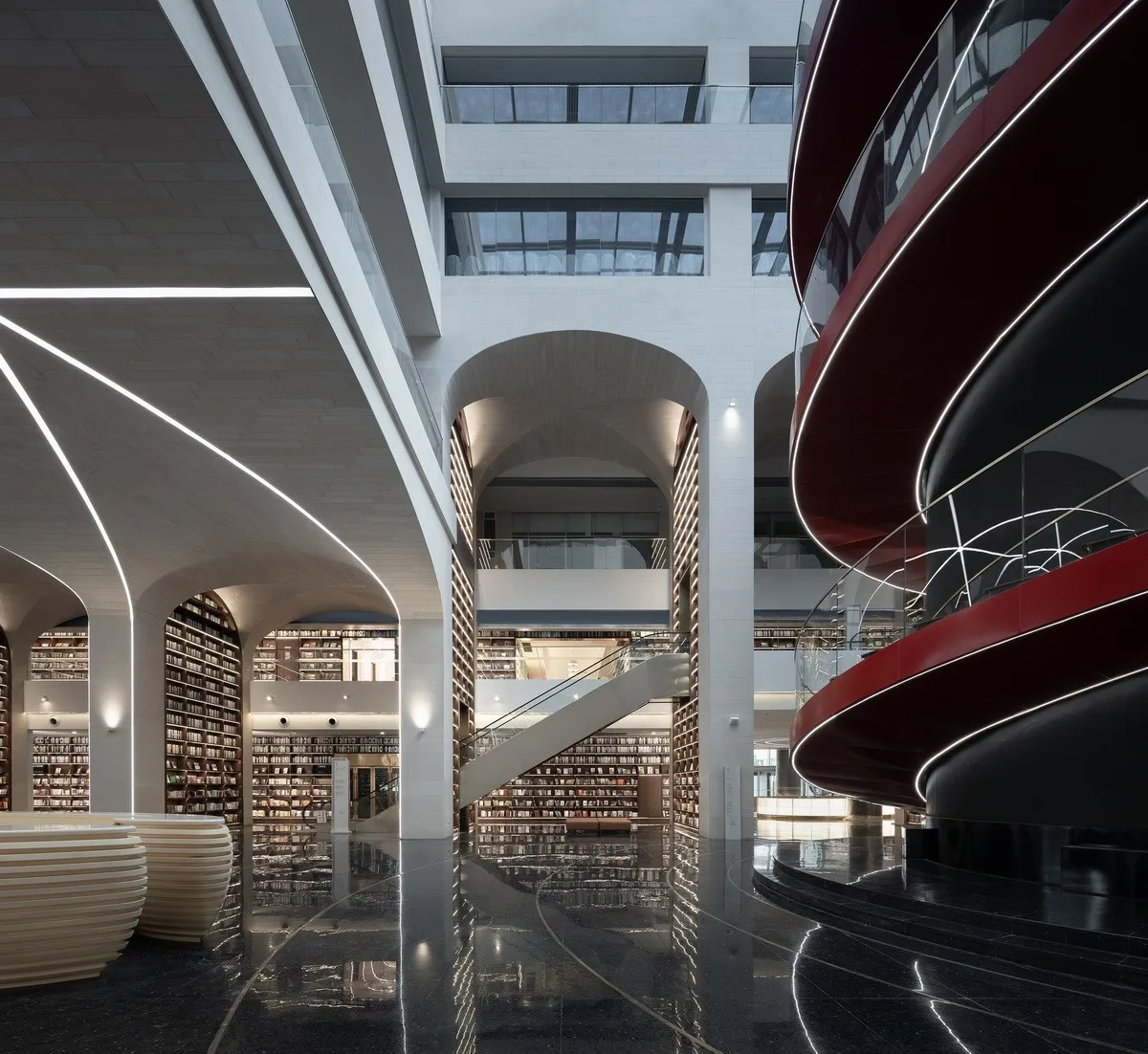 BIM Architecture | Dongtai Library Complex Renovation/ORIA and Rui Architecture