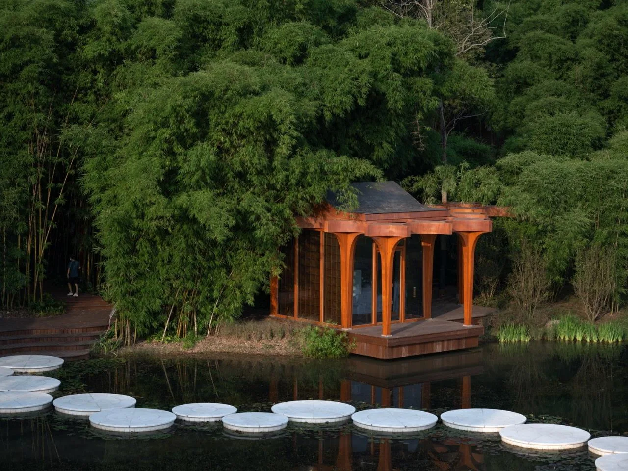 BIM Architecture | China Pavilion of China Italy Cultural and Art Exchange Center/AOE Construction Team