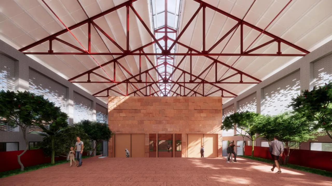 BIM Architecture | Rooted in! Growth! ——Pingle Ancient Town Theater Renovation/Thick Stone Design in Qionglai City