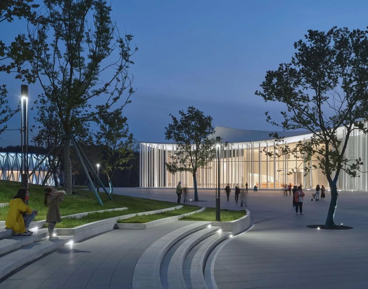 BIM Architecture | Zangma Mountain Flying Carpet: Parent Child Activity Center/Qicheng Design