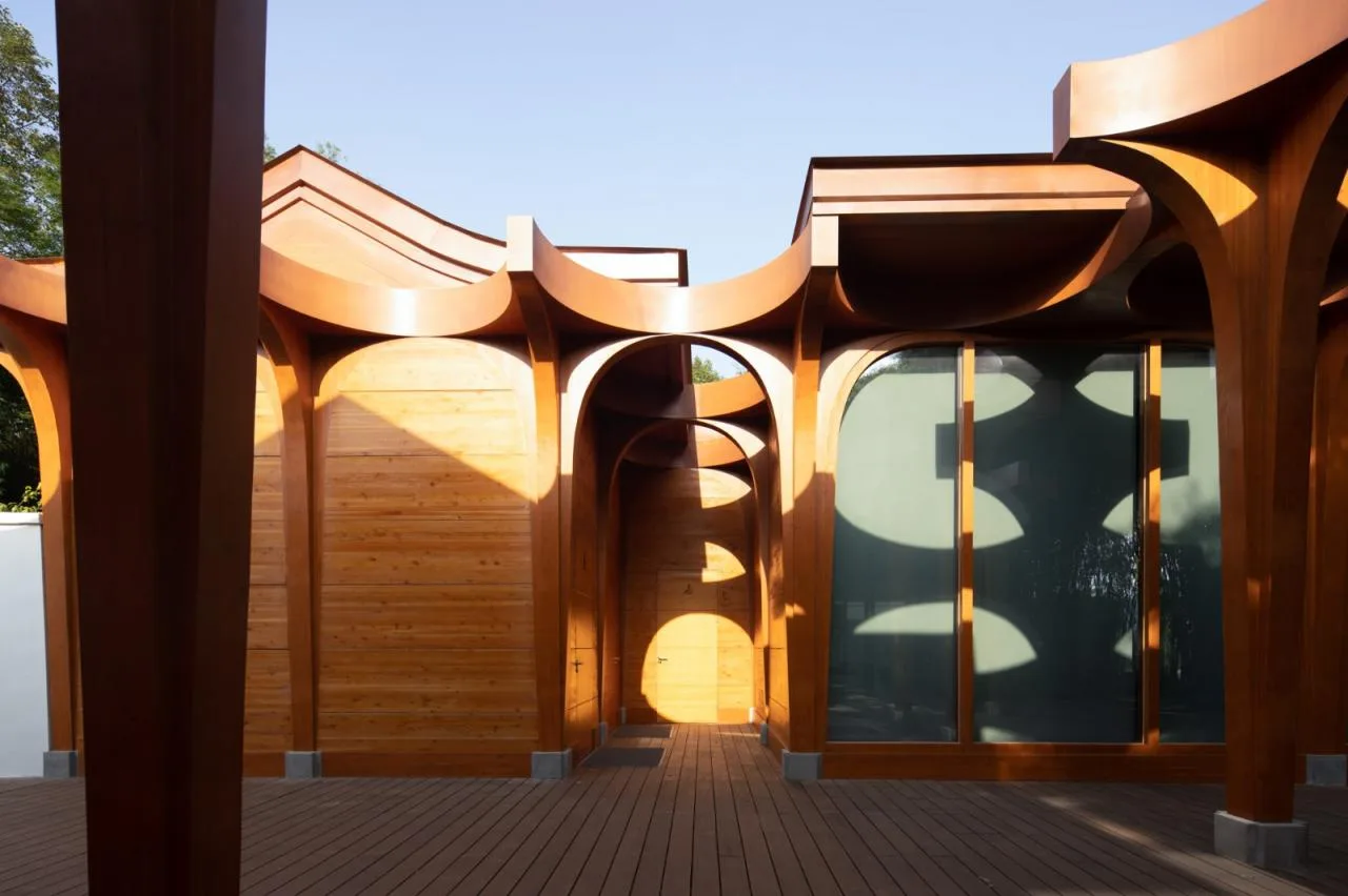 BIM Architecture | China Pavilion of China Italy Cultural and Art Exchange Center/AOE Construction Team