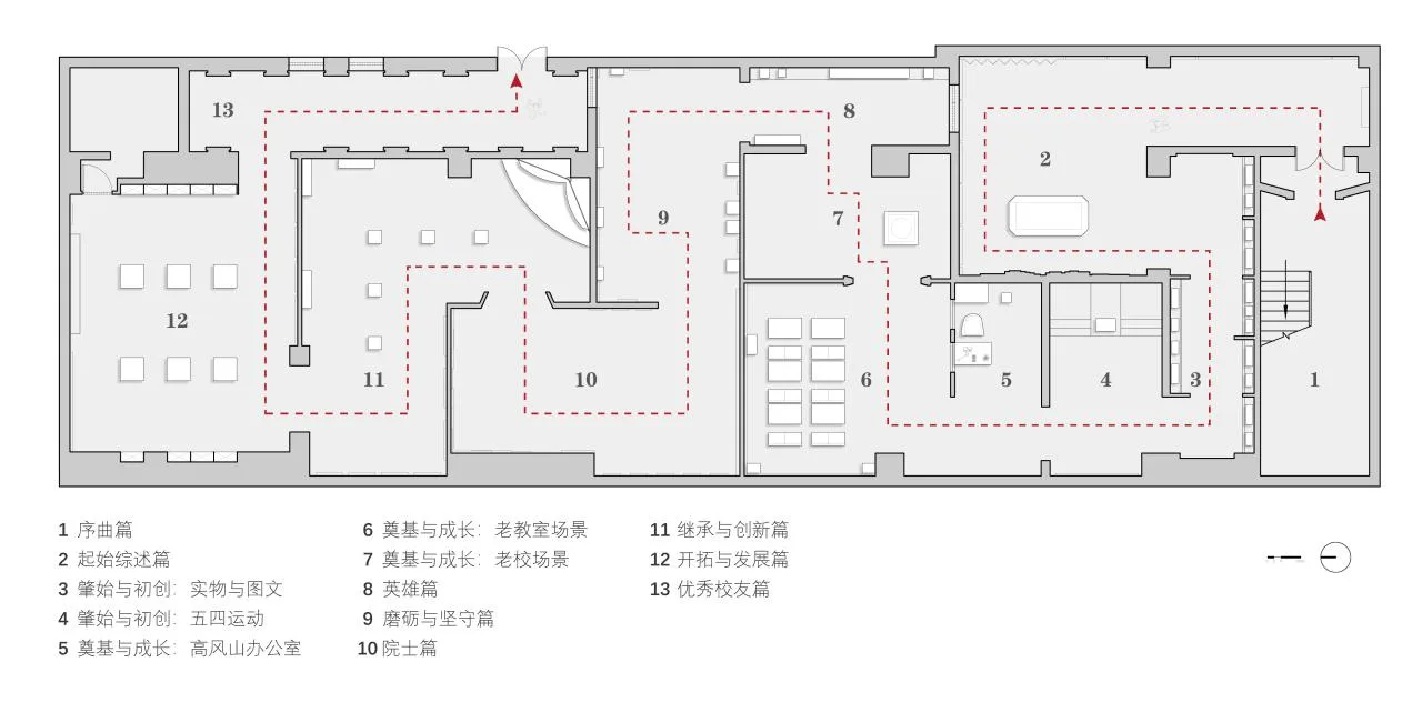 BIM Architecture | Beijing Huiwen Middle School History Museum/Zhuo Zhuo Technology (Beijing) Co., Ltd