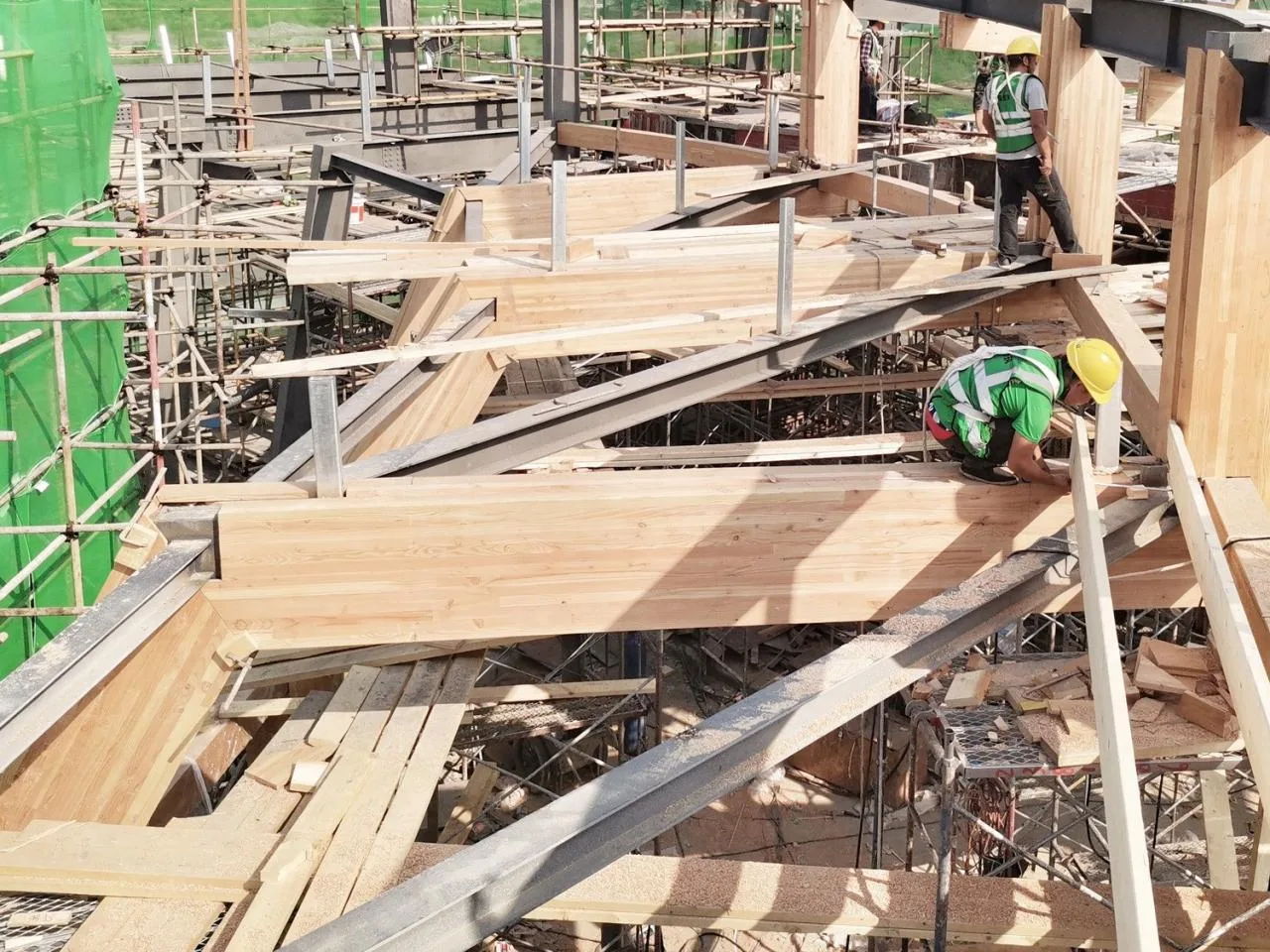BIM Architecture | Integrated Design of Wooden Construction | Yibin Bai Lan Aesthetics Museum: How does architecture grow on the ground?