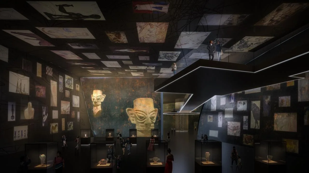 BIM Architecture | Gu Shu Yu Zhang: Scheme Design for the New Building of Sanxingdui Museum/Beijing Institute of Architectural Design and Research Co., Ltd