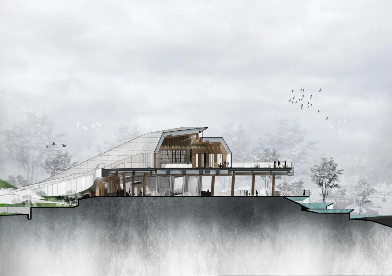 BIM Architecture | Integrated Design of Wooden Construction | Yibin Bai Lan Aesthetics Museum: How does architecture grow on the ground?