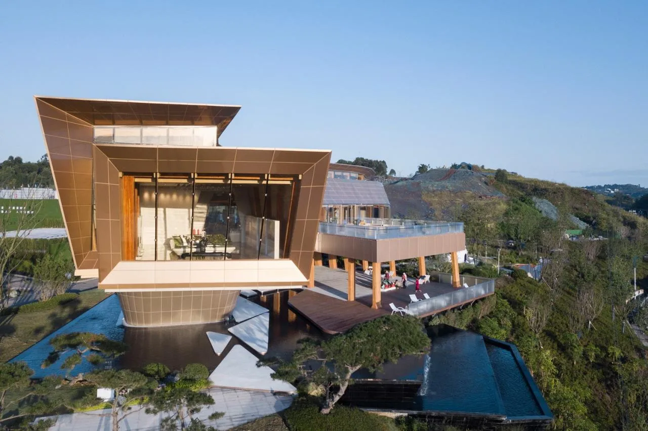 BIM Architecture | Integrated Design of Wooden Construction | Yibin Bai Lan Aesthetics Museum: How does architecture grow on the ground?