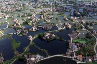 BIM Architecture: Gulao Water Town Cultural Ecotourism Resort Guest Center by Shenzhen Huahui Design-BIM WORLD