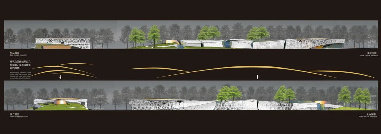 BIM Architecture | Gu Shu Yu Zhang: Scheme Design for the New Building of Sanxingdui Museum/Beijing Institute of Architectural Design and Research Co., Ltd