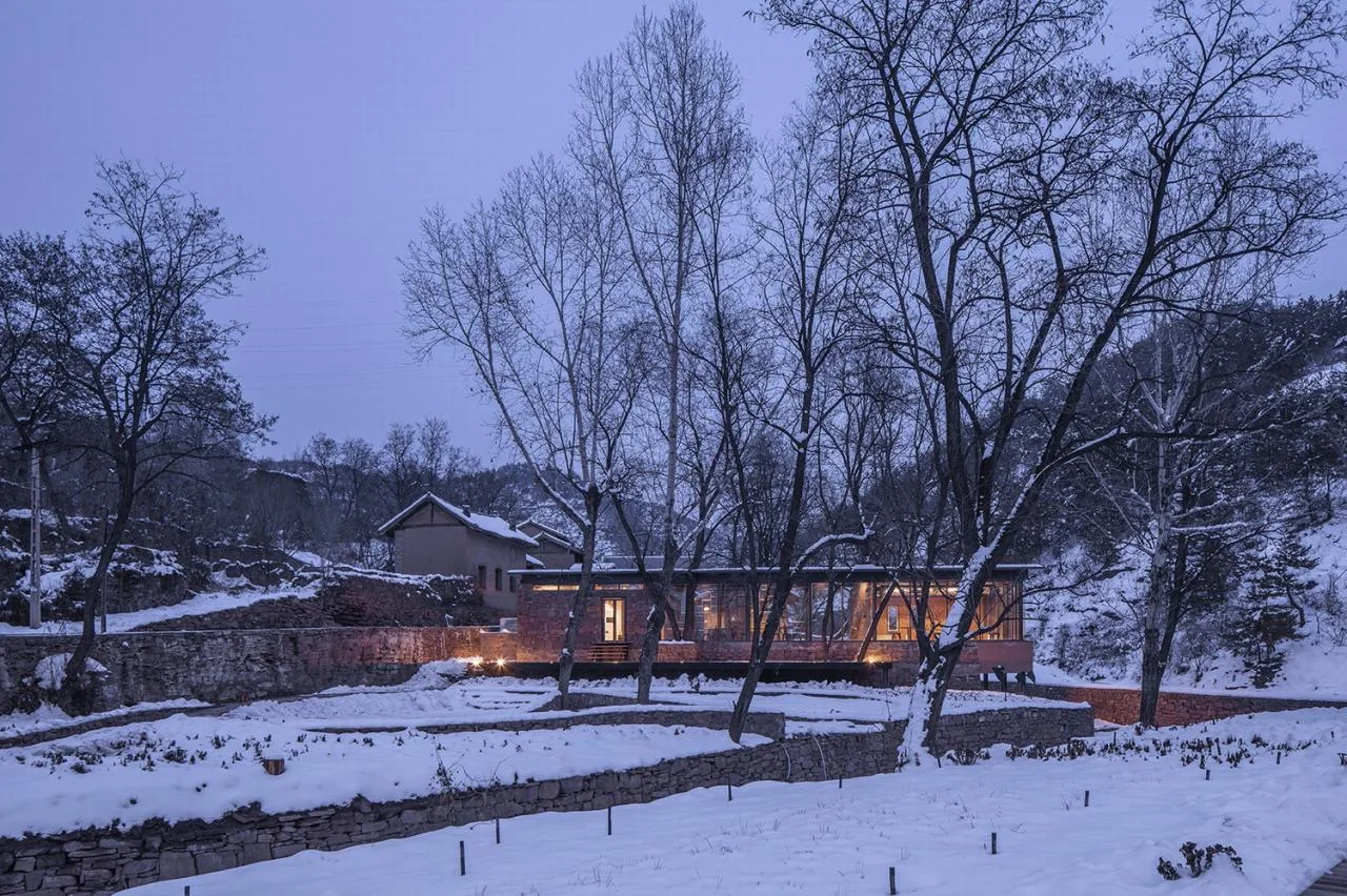 BIM Architecture | Coexistence with Trees and Old Earth Walls - Armory Coffee/Three Culture Architecture