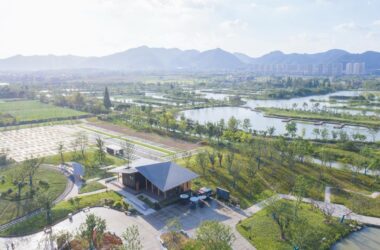 BIM Architecture: Fuyang Yangpi Lake Wetland Reception Center by Jianlin Architectural Design-BIM WORLD