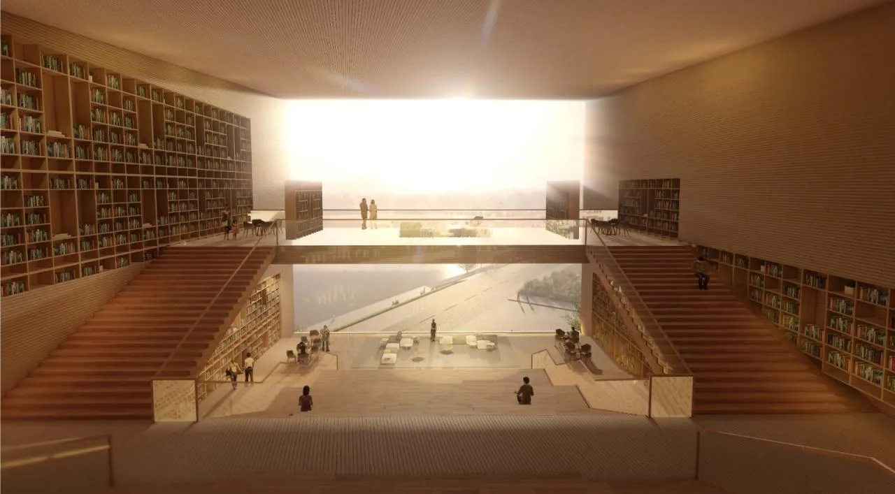 BIM Architecture | "Hidden Garden by the Pond" - Architectural Scheme Design/Landscape Architecture Design for Shenzhen No.28 Senior High School