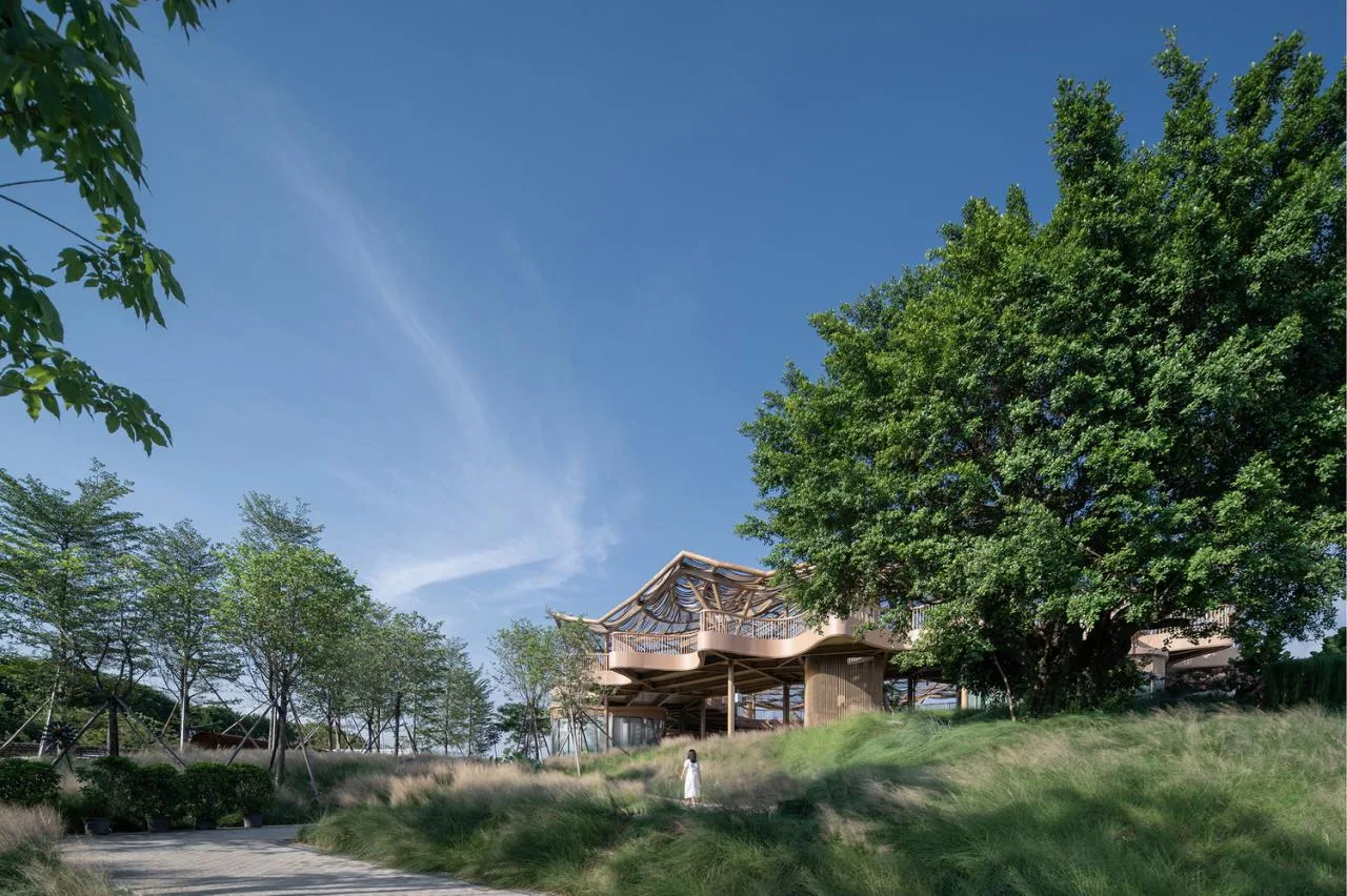 BIM Architecture | Gulao Water Town Cultural Ecological Tourism Resort Guest Center/Shenzhen Huahui Design